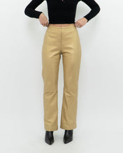 Load image into Gallery viewer, Vintage x Gold Leather Pant (M)