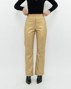 Vintage x Gold Leather Pant (M)