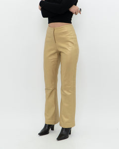 Vintage x Gold Leather Pant (M)