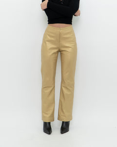 Vintage x Gold Leather Pant (M)