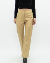 Load image into Gallery viewer, Vintage x Gold Leather Pant (M)