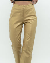 Load image into Gallery viewer, Vintage x Gold Leather Pant (M)