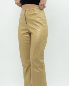 Vintage x Gold Leather Pant (M)