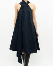 Load image into Gallery viewer, REISS x Navy Linen Flowy Dress (XS, S)