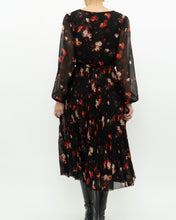 Load image into Gallery viewer, WILFRED x Black, Red Floral Wrap Dress (S, M)