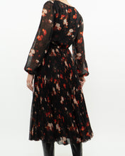 Load image into Gallery viewer, WILFRED x Black, Red Floral Wrap Dress (S, M)