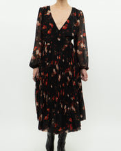 Load image into Gallery viewer, WILFRED x Black, Red Floral Wrap Dress (S, M)