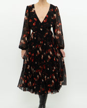 Load image into Gallery viewer, WILFRED x Black, Red Floral Wrap Dress (S, M)