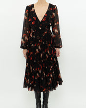 Load image into Gallery viewer, WILFRED x Black, Red Floral Wrap Dress (S, M)