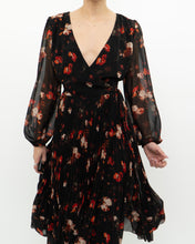 Load image into Gallery viewer, WILFRED x Black, Red Floral Wrap Dress (S, M)