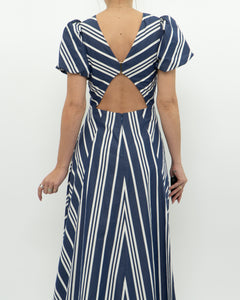 KATE SPADE x Blue, White Striped Dress (S)