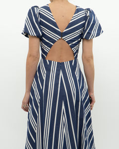 KATE SPADE x Blue, White Striped Dress (S)