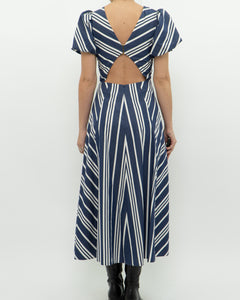 KATE SPADE x Blue, White Striped Dress (S)