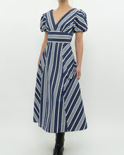 Load image into Gallery viewer, KATE SPADE x Blue, White Striped Dress (S)