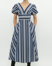 Load image into Gallery viewer, KATE SPADE x Blue, White Striped Dress (S)