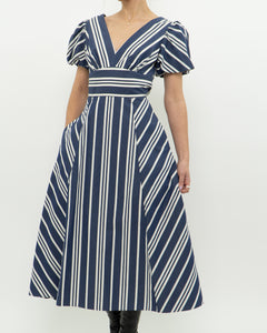 KATE SPADE x Blue, White Striped Dress (S)