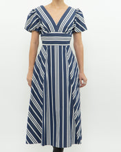 Load image into Gallery viewer, KATE SPADE x Blue, White Striped Dress (S)