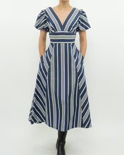 Load image into Gallery viewer, KATE SPADE x Blue, White Striped Dress (S)