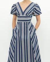 Load image into Gallery viewer, KATE SPADE x Blue, White Striped Dress (S)