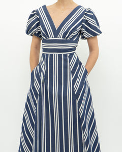 KATE SPADE x Blue, White Striped Dress (S)