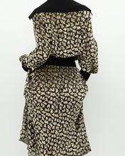 Load image into Gallery viewer, TORY BURCH x Black Velvet Floral Dress (L)