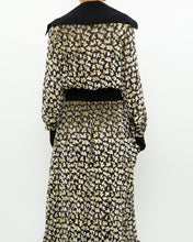 Load image into Gallery viewer, TORY BURCH x Black Velvet Floral Dress (L)