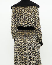 Load image into Gallery viewer, TORY BURCH x Black Velvet Floral Dress (L)