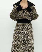 Load image into Gallery viewer, TORY BURCH x Black Velvet Floral Dress (L)