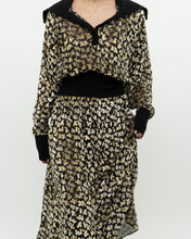 Load image into Gallery viewer, TORY BURCH x Black Velvet Floral Dress (L)