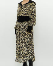 Load image into Gallery viewer, TORY BURCH x Black Velvet Floral Dress (L)