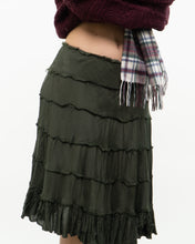 Load image into Gallery viewer, Vintage x Dark Green Pleated Skirt (S, M)