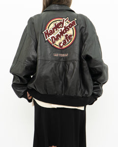 Vintage x HARLEY DAVIDSON x LAS VEGAS CAFE Leather Bomber (XS-L)