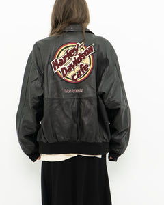 Vintage x HARLEY DAVIDSON x LAS VEGAS CAFE Leather Bomber (XS-L)