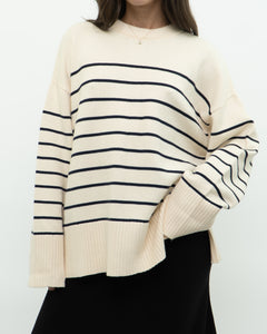 ZARA x Cozy Striped Oversized Sweater (XS-XL)