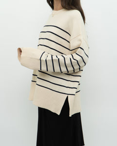 ZARA x Cozy Striped Oversized Sweater (XS-XL)