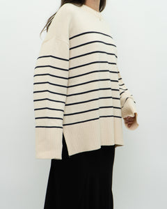 ZARA x Cozy Striped Oversized Sweater (XS-XL)