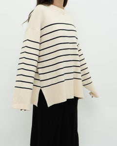 ZARA x Cozy Striped Oversized Sweater (XS-XL)