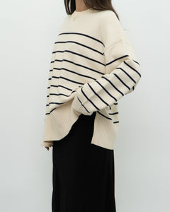 ZARA x Cozy Striped Oversized Sweater (XS-XL)