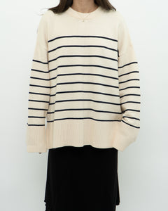 ZARA x Cozy Striped Oversized Sweater (XS-XL)