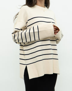 ZARA x Cozy Striped Oversized Sweater (XS-XL)