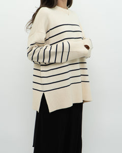 ZARA x Cozy Striped Oversized Sweater (XS-XL)