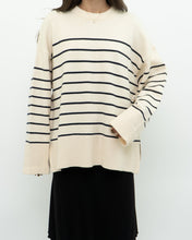 Load image into Gallery viewer, ZARA x Cozy Striped Oversized Sweater (XS-XL)