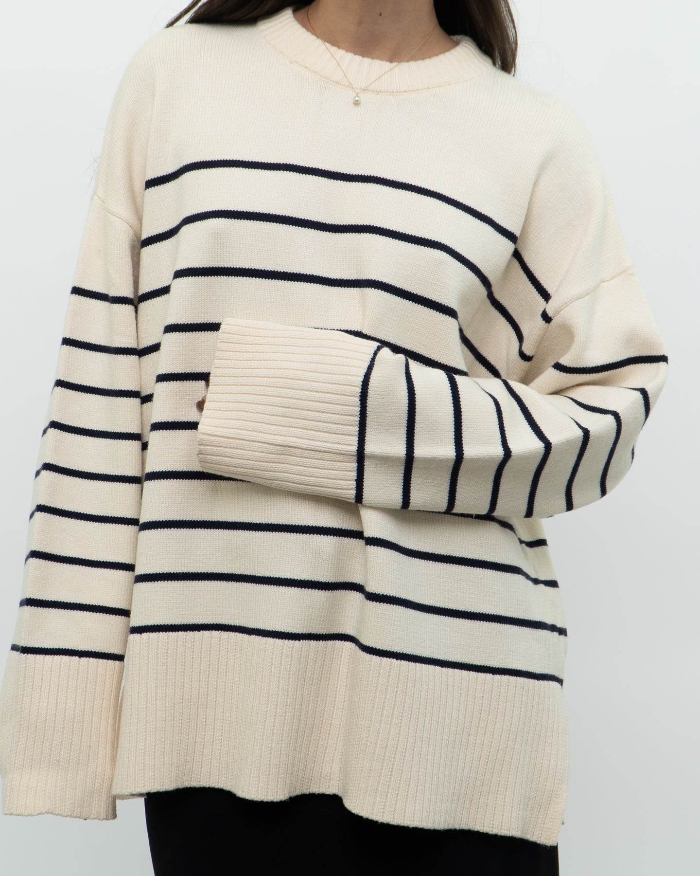 ZARA x Cozy Striped Oversized Sweater (XS-XL)