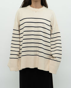 ZARA x Cozy Striped Oversized Sweater (XS-XL)