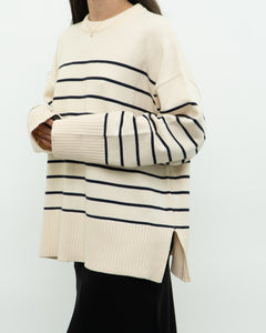 ZARA x Cozy Striped Oversized Sweater (XS-XL)