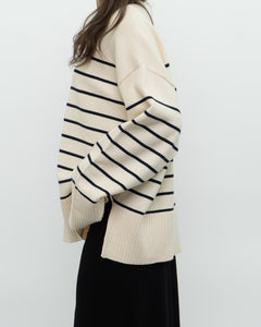 ZARA x Cozy Striped Oversized Sweater (XS-XL)