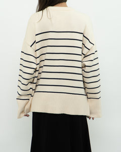 ZARA x Cozy Striped Oversized Sweater (XS-XL)