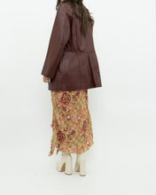 Load image into Gallery viewer, Vintage x Made in Hong Kong x Burgundy Leather Coat (S, M)