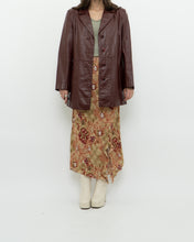 Load image into Gallery viewer, Vintage x Made in Hong Kong x Burgundy Leather Coat (S, M)