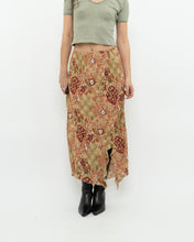 Load image into Gallery viewer, Vintage x Made in Canada x Tan Floral Skirt (M, L)